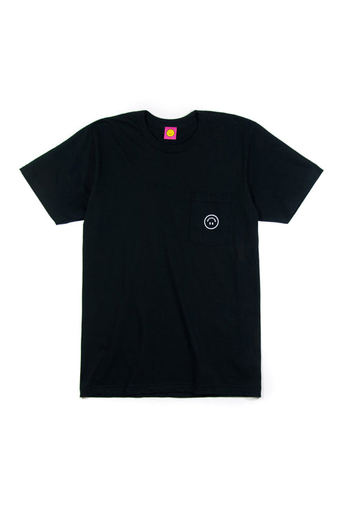 MOTTO POCKET TEE (BLACK)